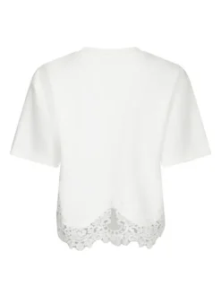 Iria Lace Tee White