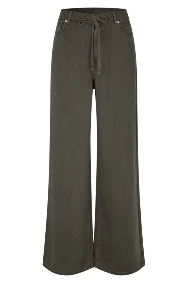 Irven Denim Jeans Black Olive