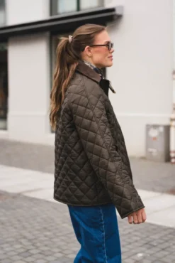 Iva Quilt Jacket Khaki