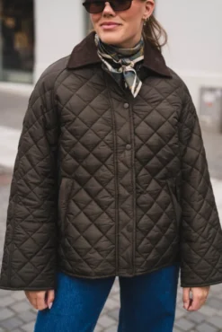 Iva Quilt Jacket Khaki