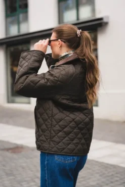 Iva Quilt Jacket Khaki