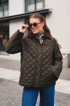 Iva Quilt Jacket Khaki