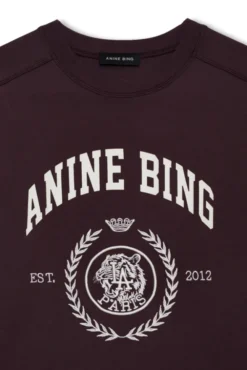 Jaylin Tee Collegiate Fig Burgundy