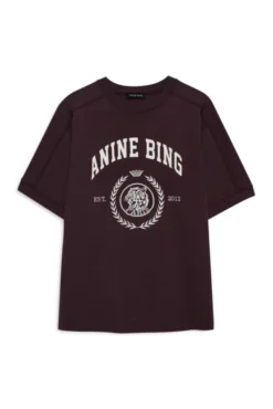 Jaylin Tee Collegiate Fig Burgundy