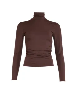 Jersey Turtleneck Brown
