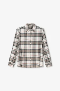 Joan Flannel Shirt Green Check