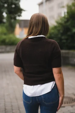Johi SS Wool Blend Pullover Coffee Bean