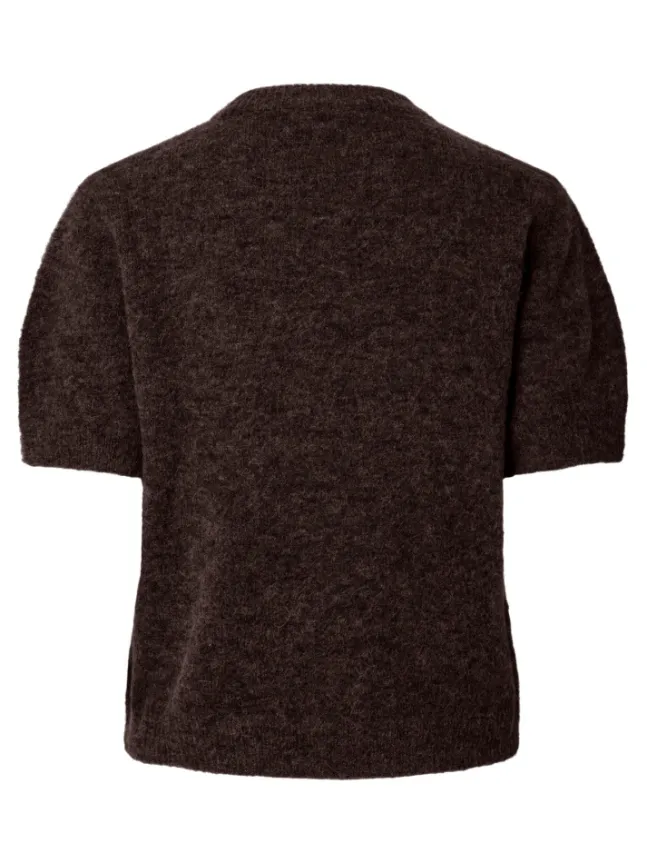 Johi SS Wool Blend Pullover Coffee Bean