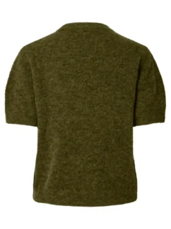 Johi SS Wool Blend Pullover Fir Green