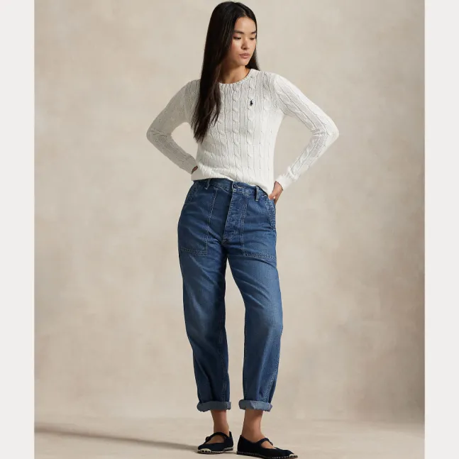 Julianna Long Sleeve Pullover White
