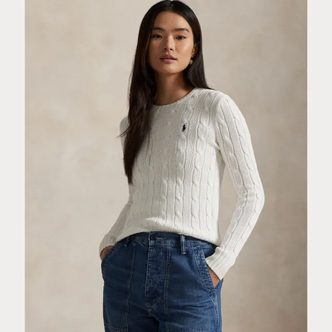 Julianna Long Sleeve Pullover White