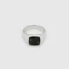 Kai Ring Black Larvikite