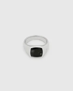 Kai Ring Black Larvikite