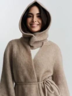 Kajsa Chunky Balaclava Hazel Beige