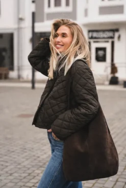 Kanya Quilt Jacket Khaki