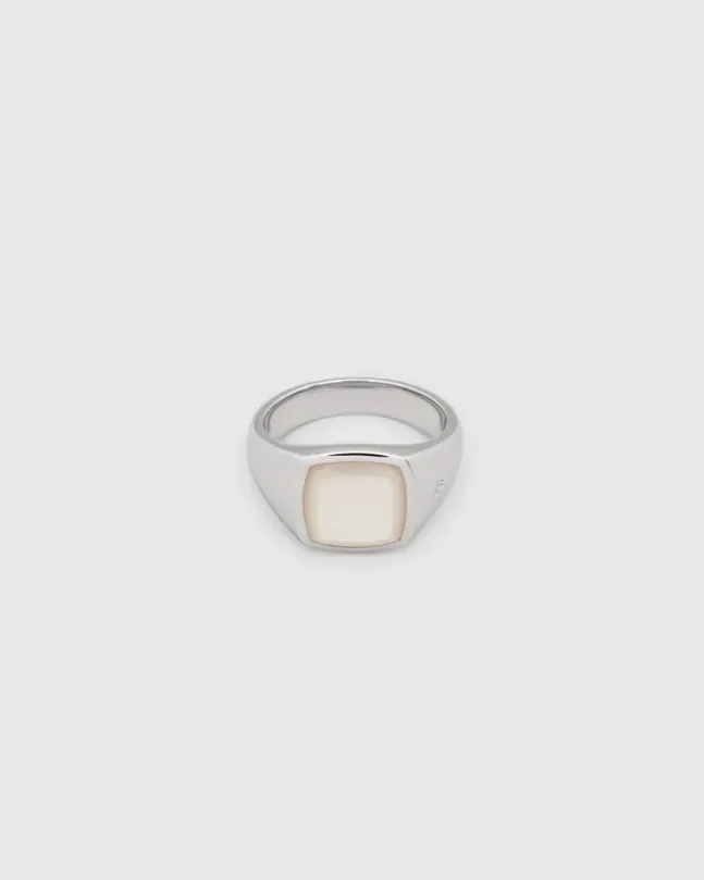 Kay Ring White Mother Of Pearl