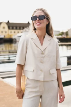Keeley Edelmira 2/4 Blazer Bleached Sand
