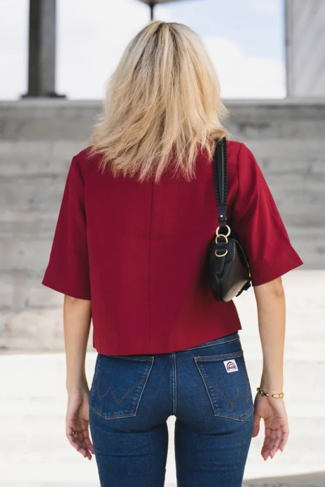 Keeley Edelmira 2/4 Blazer Rhubarb