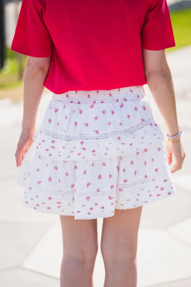 Kenia Fleurie Skirt Rose