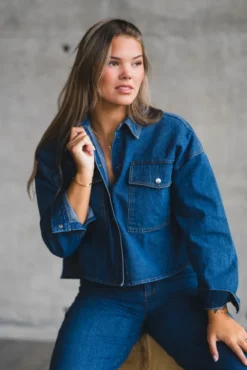 Kimmy Denim Shirt Dark Denim