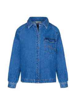 Kylie Blue Shirt Medium Wash Blue Denim