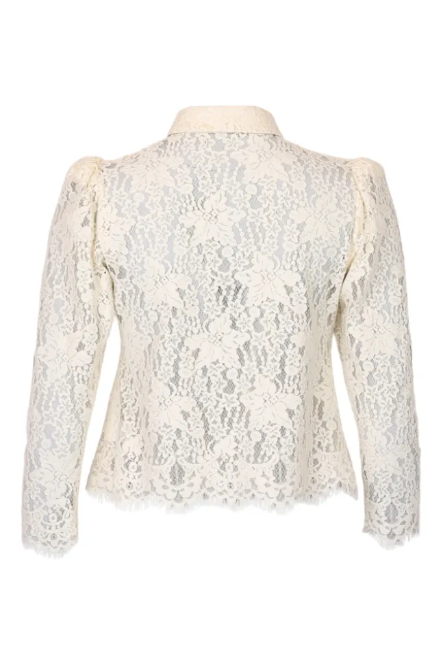 Lace Shirt Vintage White