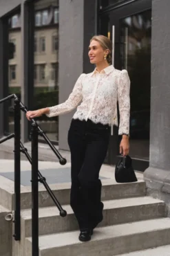 Lace Shirt Vintage White