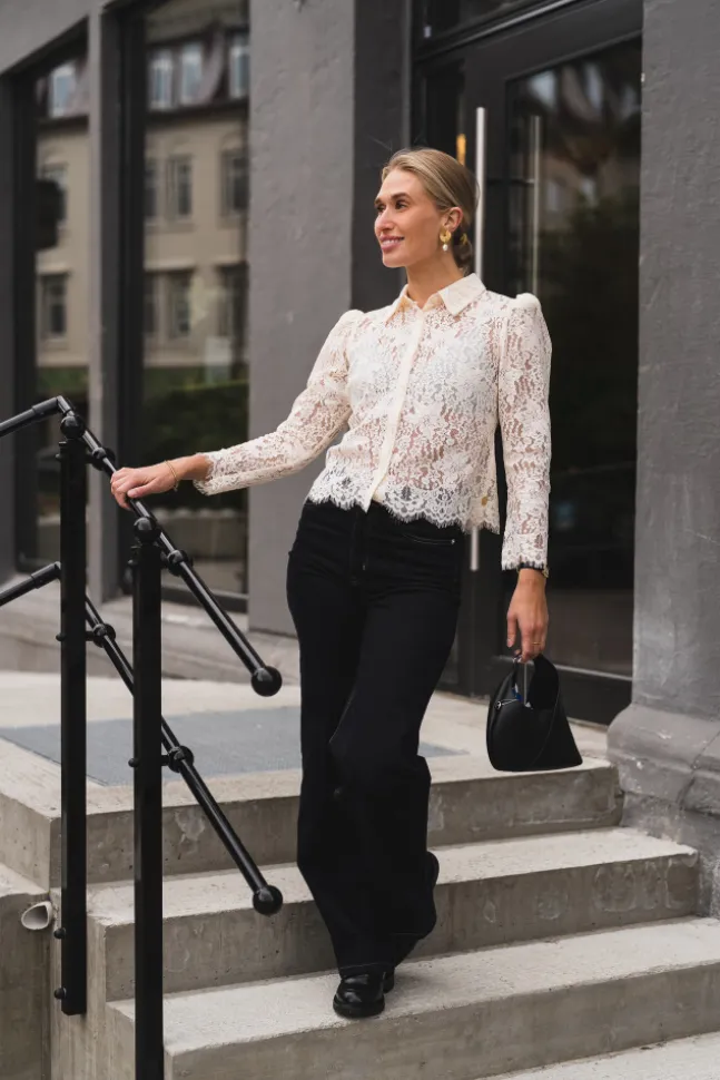 Lace Shirt Vintage White