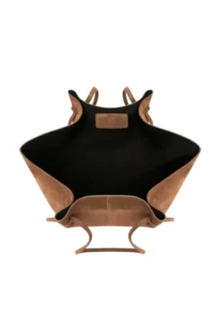 Large Mochi Suede Cognac