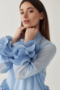 Latanietta Blouse Sky Blue