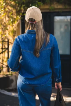 Laurentine Rue Shirt Mid Blue Wash