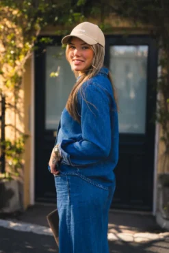 Laurentine Rue Shirt Mid Blue Wash