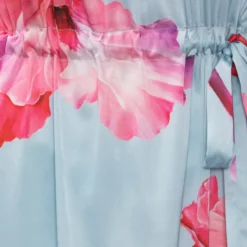 Layla Dress Fuchsia Maxi Flower