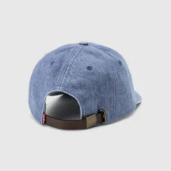 Lazy Girl Logo Cap Indigo Light Wash 9