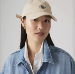 Lazy Girl Logo Cap White Swan Twill
