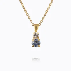 Leah Necklace Gold Blue Combo
