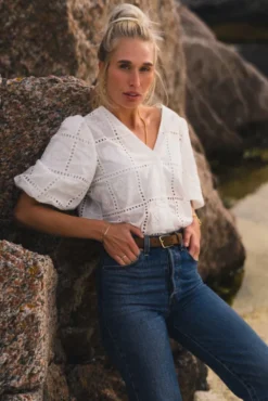 Lea 2/4 Shirt Egret