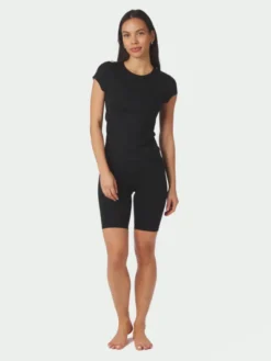 Lea Wrap Shorts Black