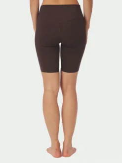 Lea Wrap Shorts Chocolate Brown