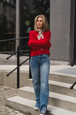 Lee Sweater Tango Red