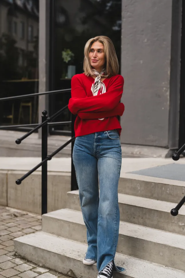 Lee Sweater Tango Red