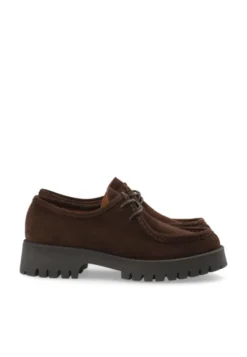 Leo Moc Toe Shoe Suede Brown