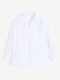 Leonora Organic Cotton Blouse Pure White