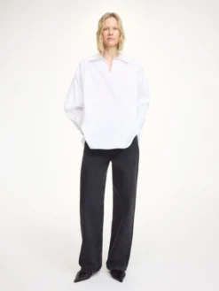 Leonora Organic Cotton Blouse Pure White