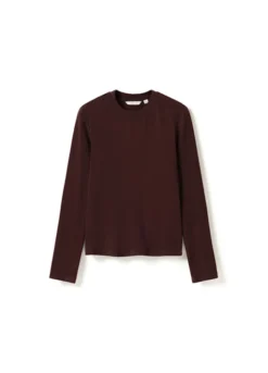Lidie LS Top Burgundy Melange