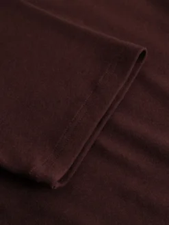 Lidie SS Top Burgundy Melange