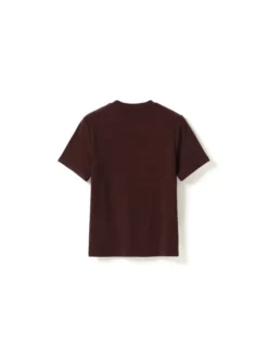 Lidie SS Top Burgundy Melange