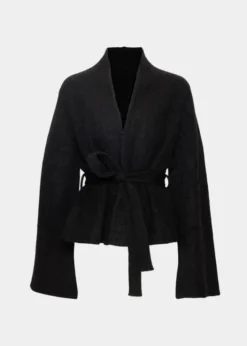 Lila Mohair Cardigan Black