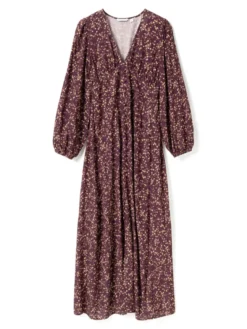 Lilith Maxi Dress Donata Winetasting Print