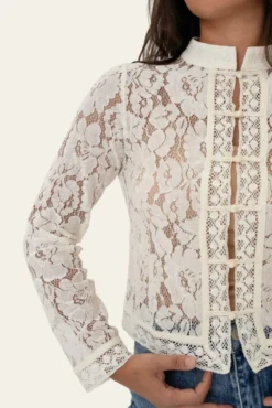 Liljaic Shirt Off White Lace